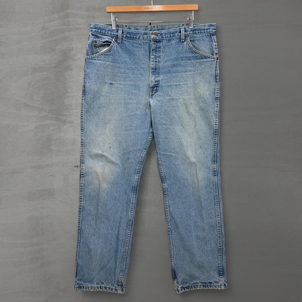 Vintage Sears Roebucks Jeans Light Wash Straight Leg Denim 38 x 39